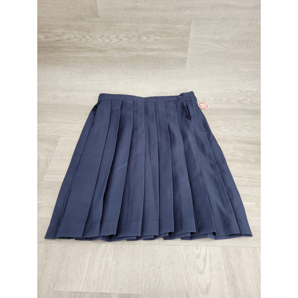 NWT French Toast Girls Size 12 Navy Blue Pleated School Uniform Skirt